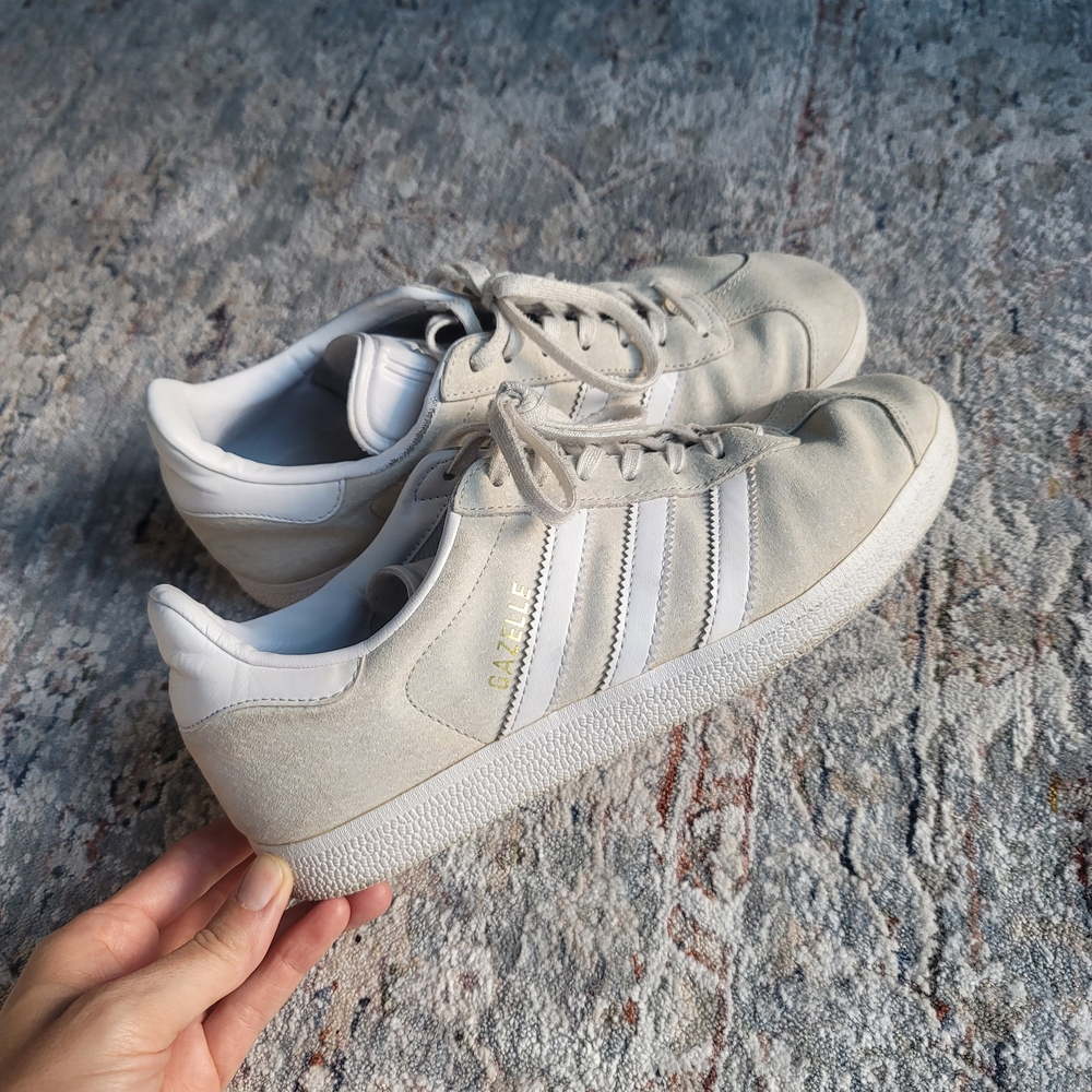 Adidas Gazelle White Sneakers